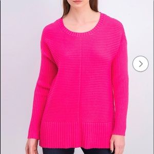 EVOLUTION by CYRUS Layra Ribbed Sweater Color Pink Size XXL NWT